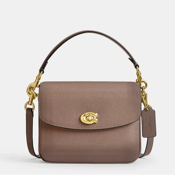 Coach Women’s Cassie 19 Leather Crossbody - Dark Stone - Picture 1 of 10